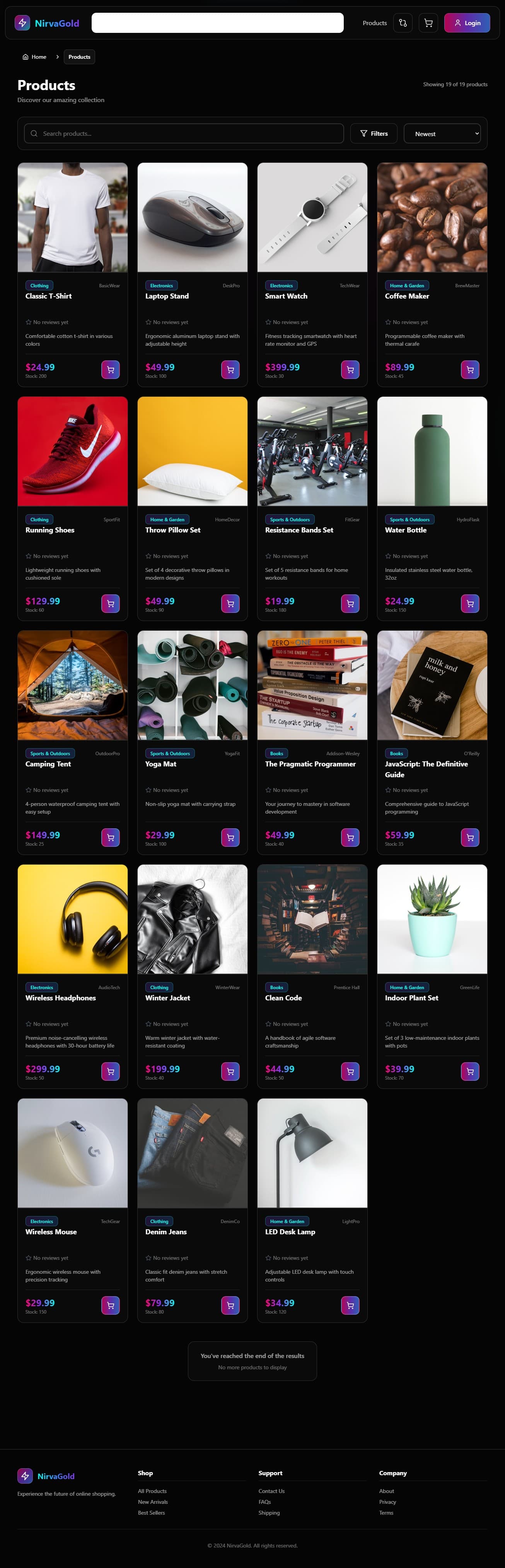 NirvaGold E-Commerce - Thumbnail 2
